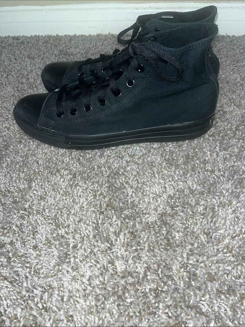 Converse Black High-Top Canvas Sneakers